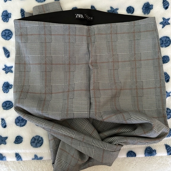 Zara plaid suede leggings - Picture 2 of 3